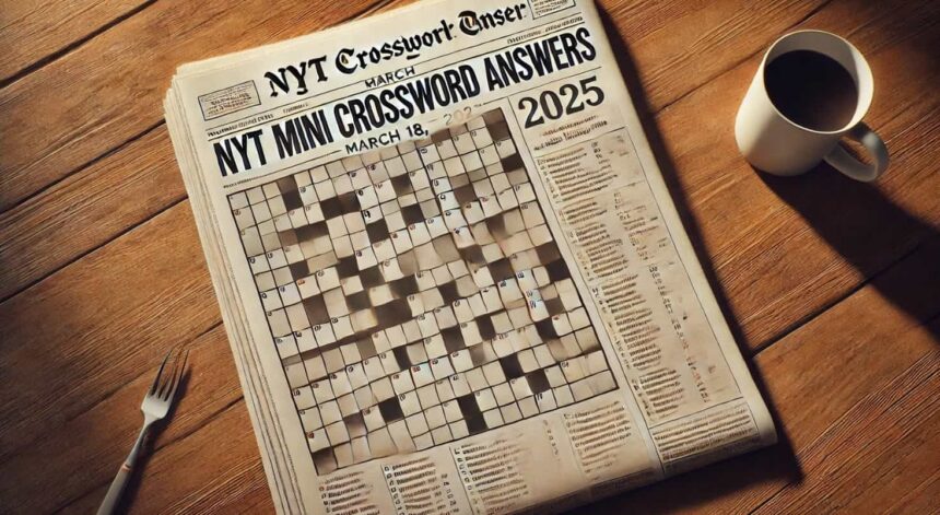 NYT Mini Crossword Answers March 18, 2025