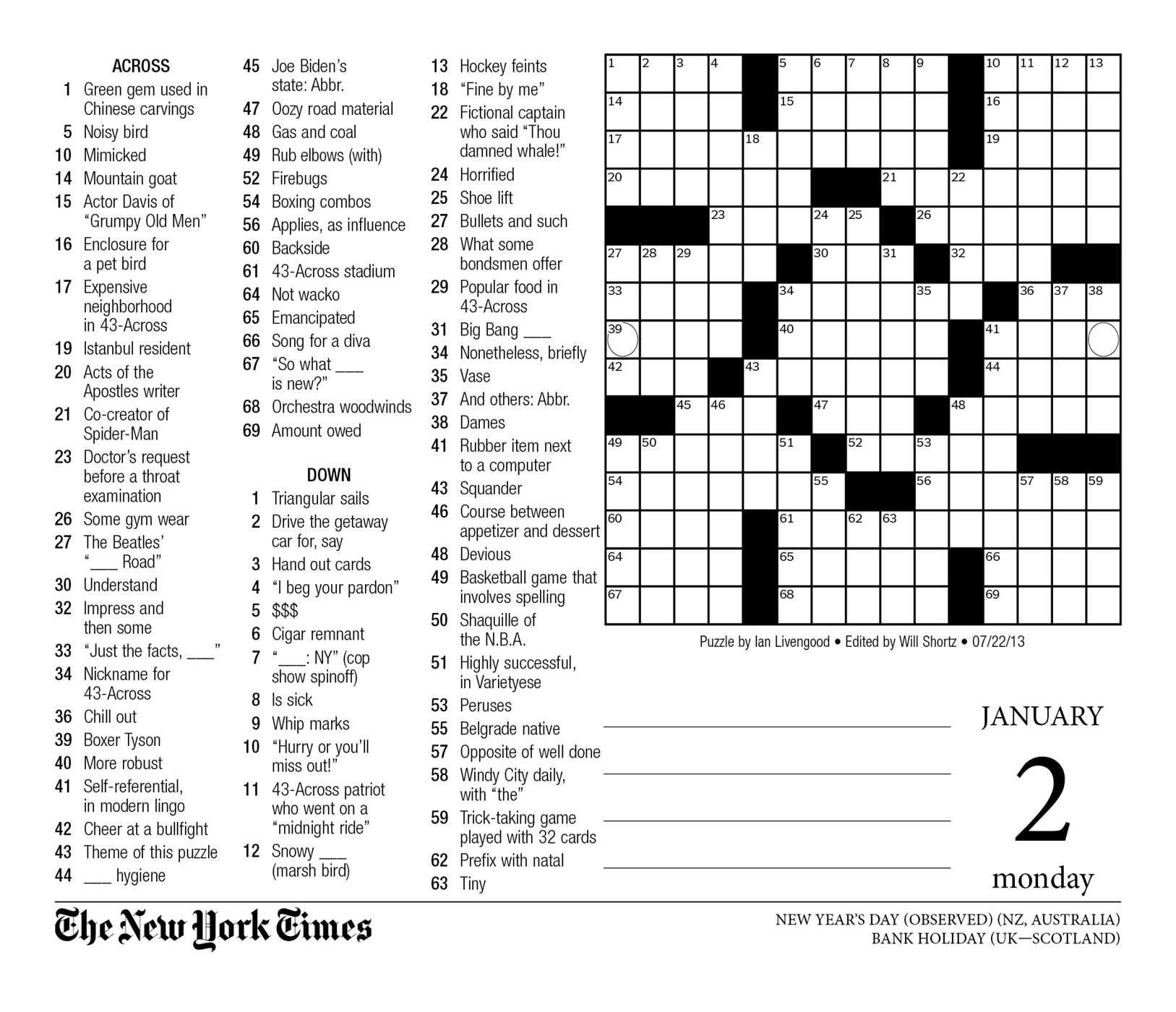 NYT Mini Crossword Hints: April 26, 2025 NYT Mini Crossword Hints: April 26, 2025