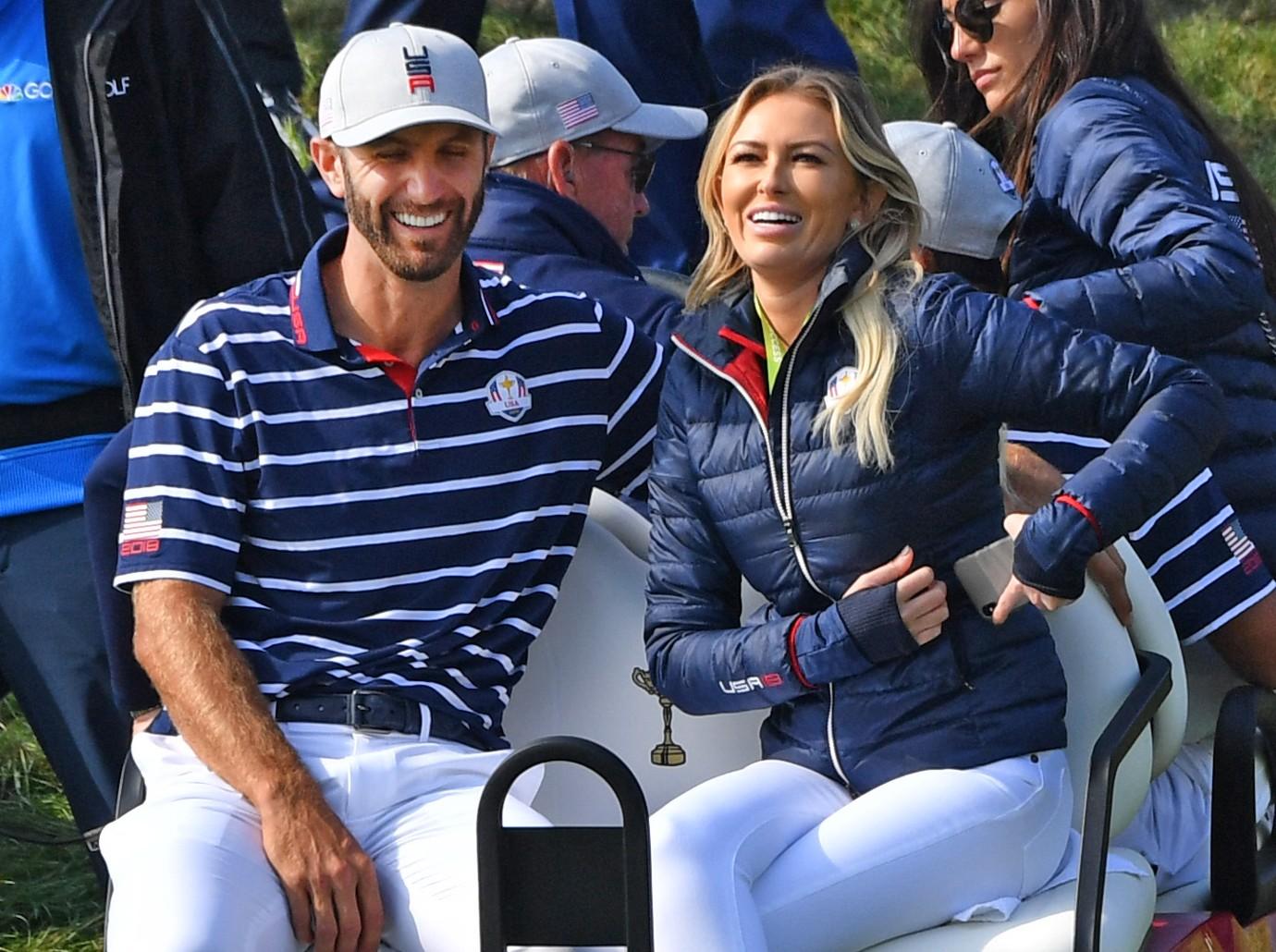 Paulina Gretzky's Rare Public Outing With Husband Dustin Johnson Paulina Gretzky's Rare Public Outing With Husband Dustin Johnson
