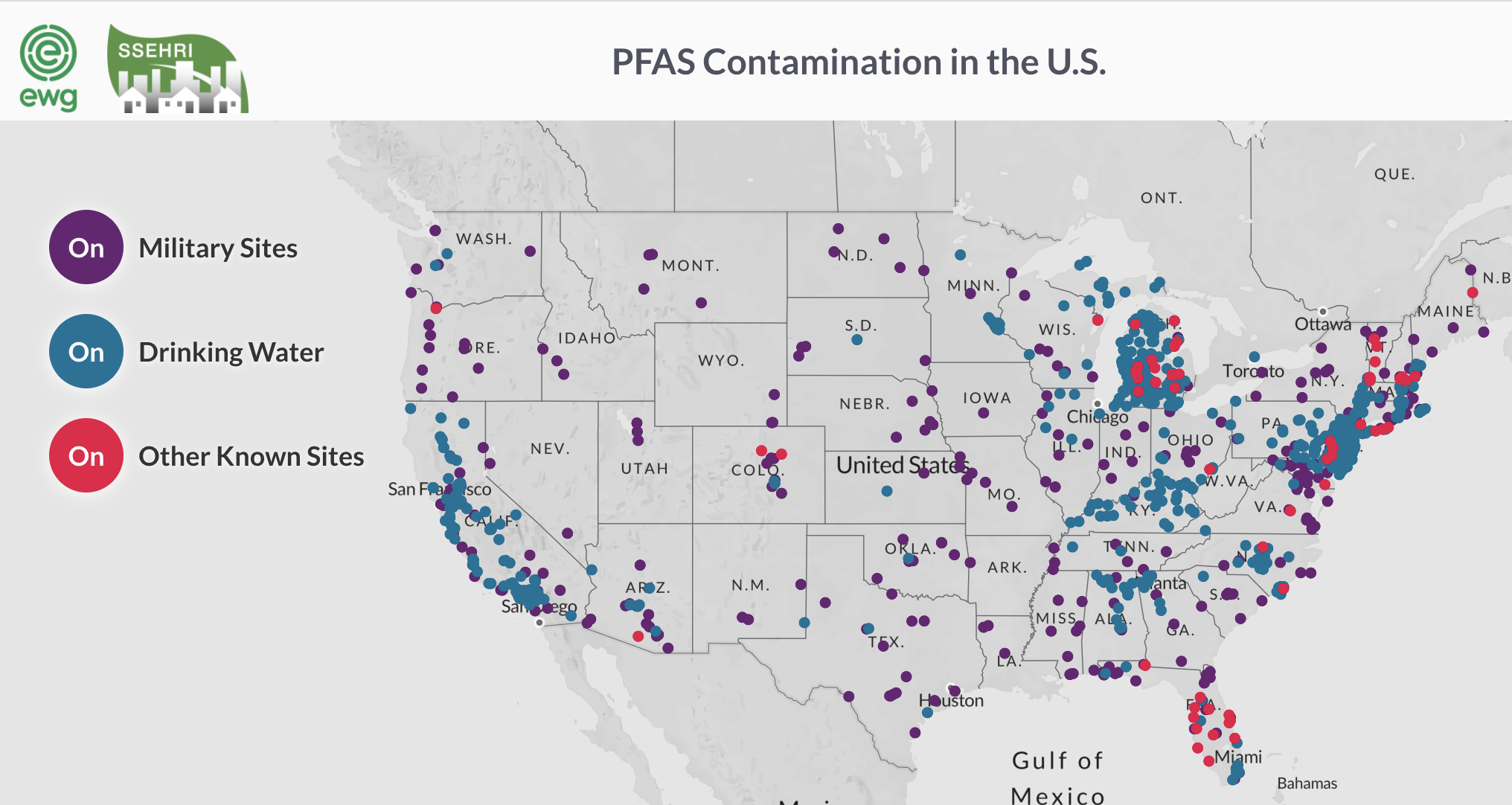 PFAS Contamination: A National Crisis Affecting Almost 100 Million Americans PFAS Contamination: A National Crisis Affecting Almost 100 Million Americans