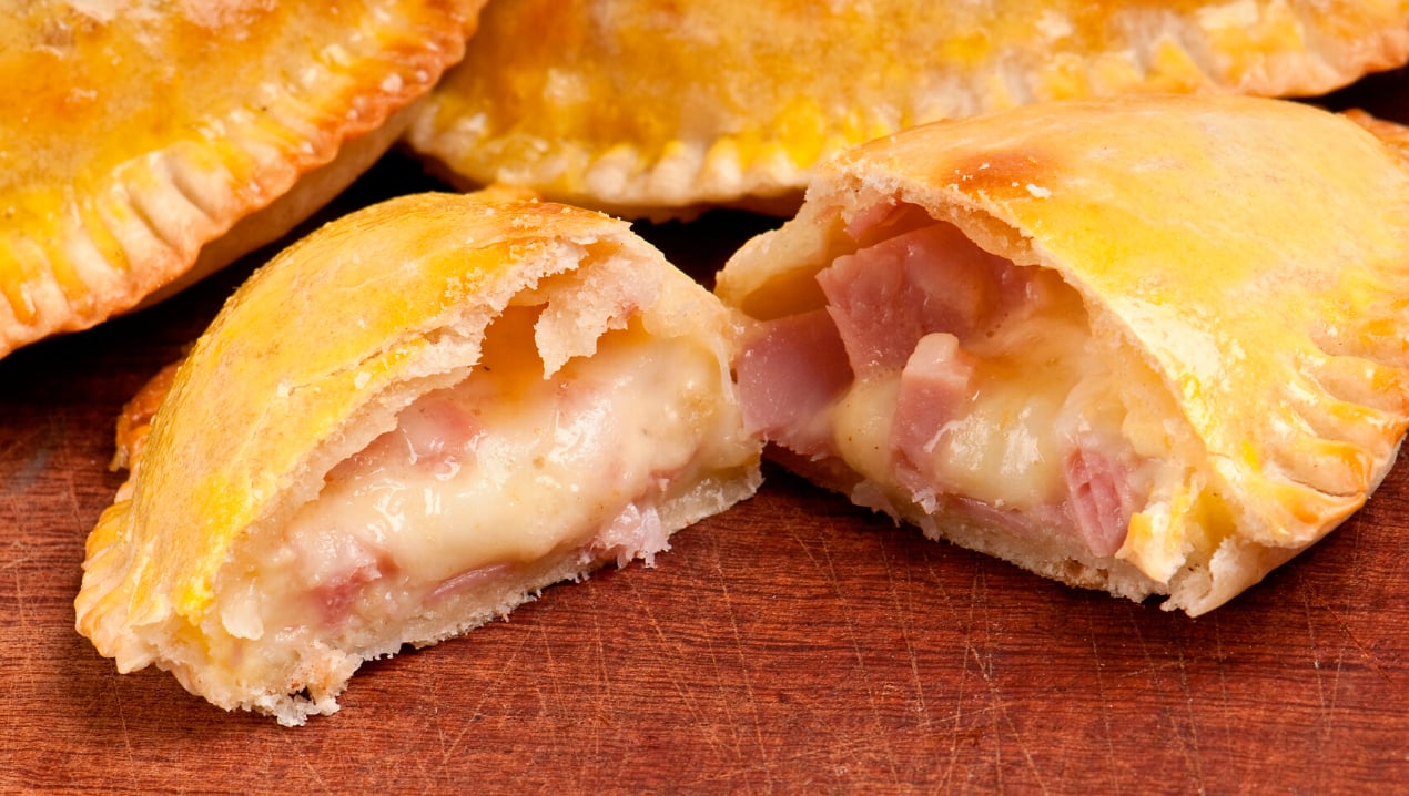 Receta Fácil De Empanadas De Jamón Y Queso (Sin Horno) Receta Fácil De Empanadas De Jamón Y Queso (Sin Horno)