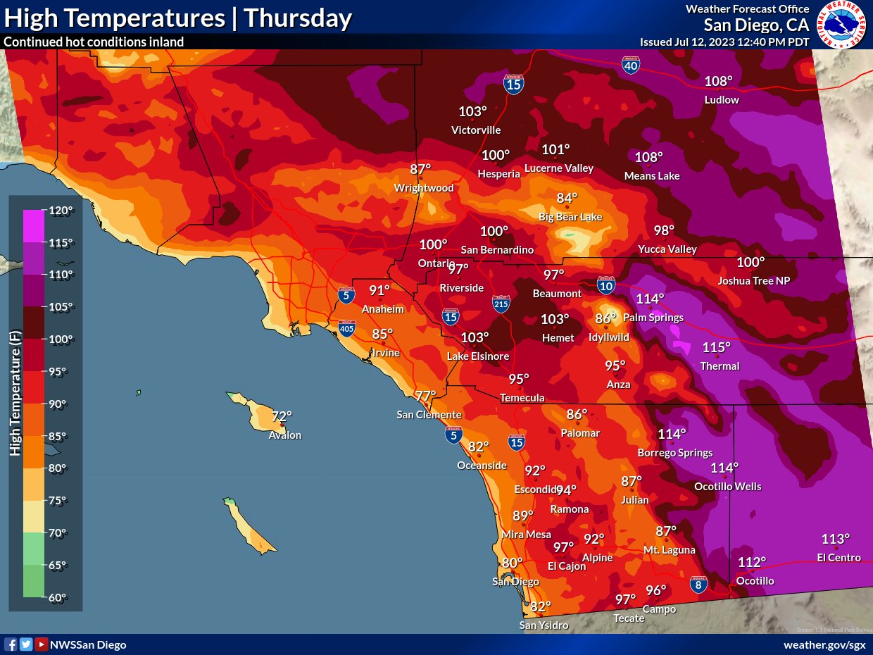 Record-Breaking Heatwave Sweeps San Diego County Record-Breaking Heatwave Sweeps San Diego County