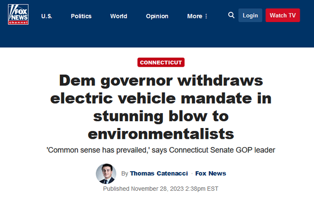 Renewed Opposition From Car Dealers To Electric Vehicle Regulations Renewed Opposition From Car Dealers To Electric Vehicle Regulations