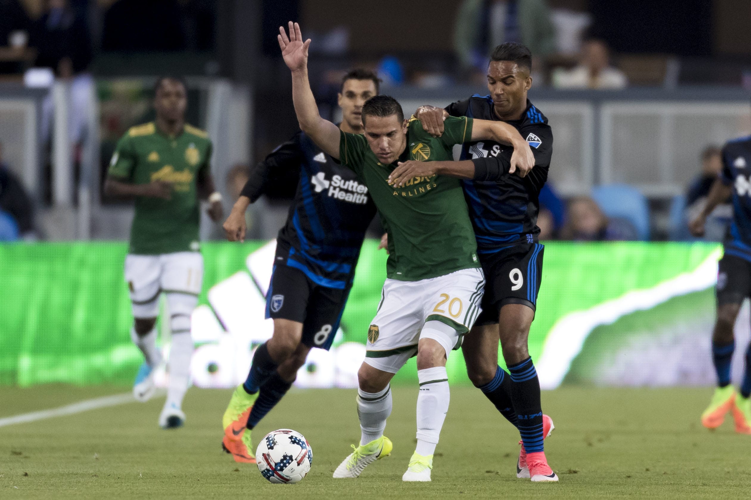 San Jose Quakes Defeat Shorthanded Portland Timbers, Ending Win Streak San Jose Quakes Defeat Shorthanded Portland Timbers, Ending Win Streak