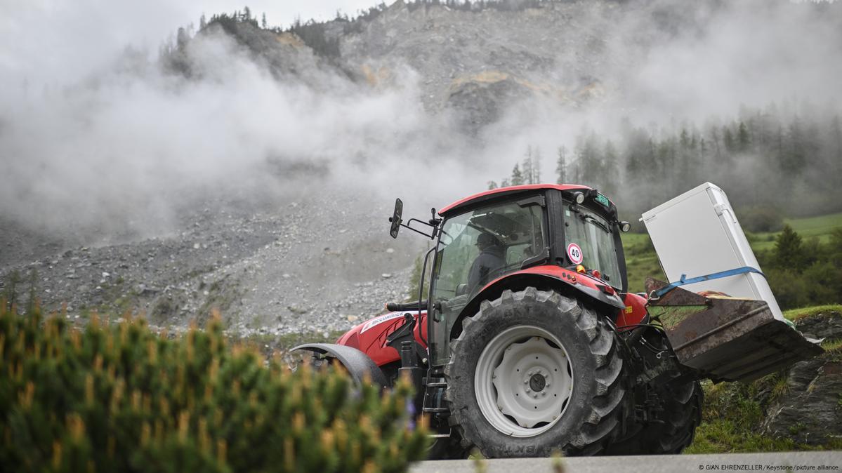 Serious Landslide Threatens Historic Swiss Mountain Village Serious Landslide Threatens Historic Swiss Mountain Village