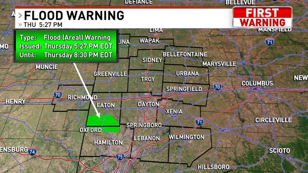 Severe Storms Trigger Flood Advisories Across Miami Valley Severe Storms Trigger Flood Advisories Across Miami Valley