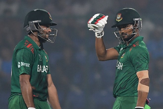 Shanto's 50+ Runs Power Bangladesh Despite Rain-Affected Match Shanto's 50+ Runs Power Bangladesh Despite Rain-Affected Match