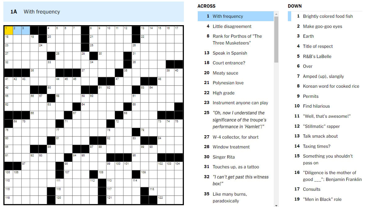 Solve The NYT Mini Crossword: Answers For March 26, 2025 Solve The NYT Mini Crossword: Answers For March 26, 2025