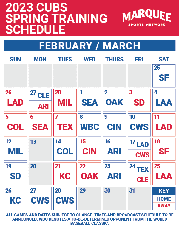 Spring Training Baseball: Cubs Vs. Padres Matchup - Mesa, AZ (3/4) Spring Training Baseball: Cubs Vs. Padres Matchup - Mesa, AZ (3/4)