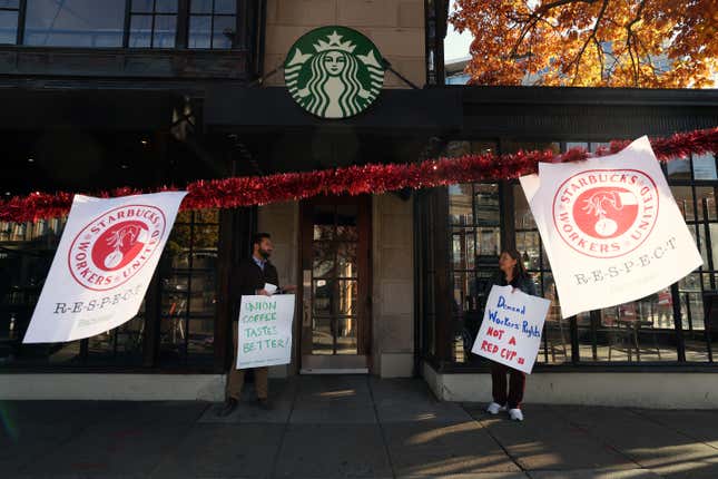 Starbucks Workers Reject Company's Pay Raise Offer Starbucks Workers Reject Company's Pay Raise Offer