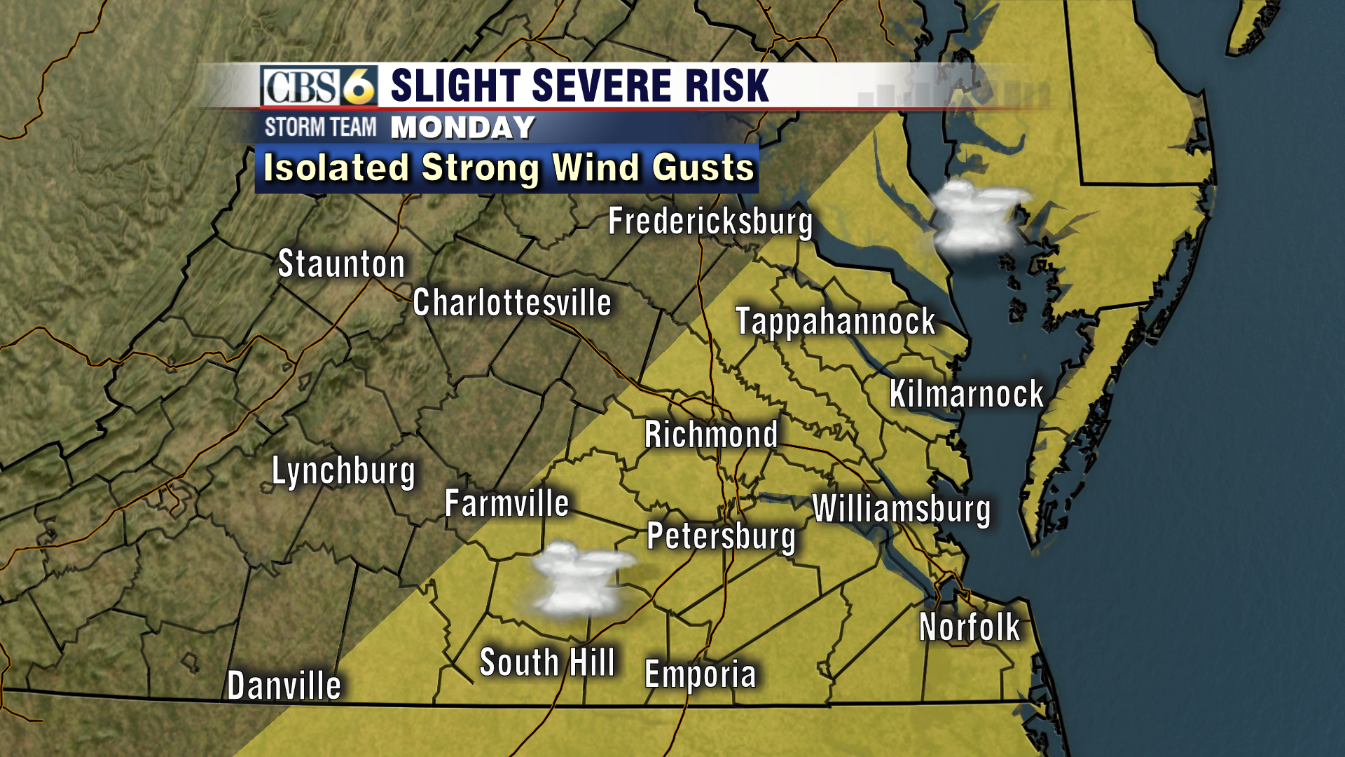 Storm Chance Overnight: Severe Weather Potential Monday Storm Chance Overnight: Severe Weather Potential Monday
