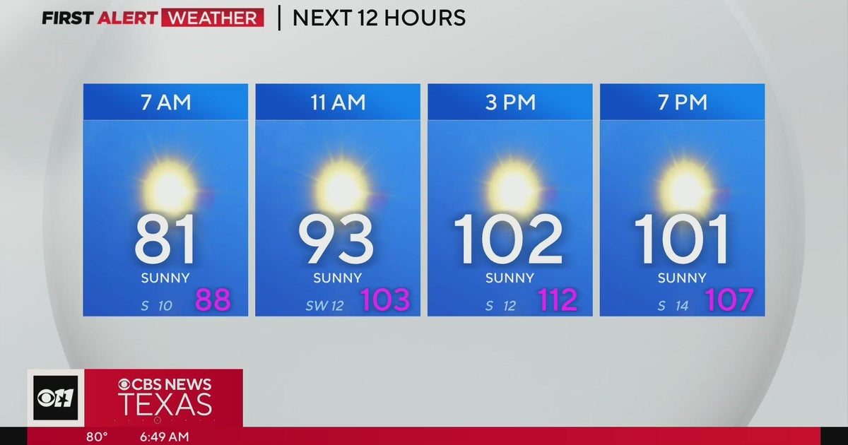 Texas Issues Heat Warning As Temperatures Expected To Reach 111°F Texas Issues Heat Warning As Temperatures Expected To Reach 111°F