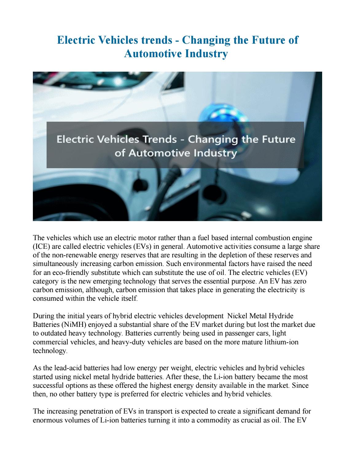 The Auto Industry's Growing Resistance To Electric Vehicle Mandates The Auto Industry's Growing Resistance To Electric Vehicle Mandates