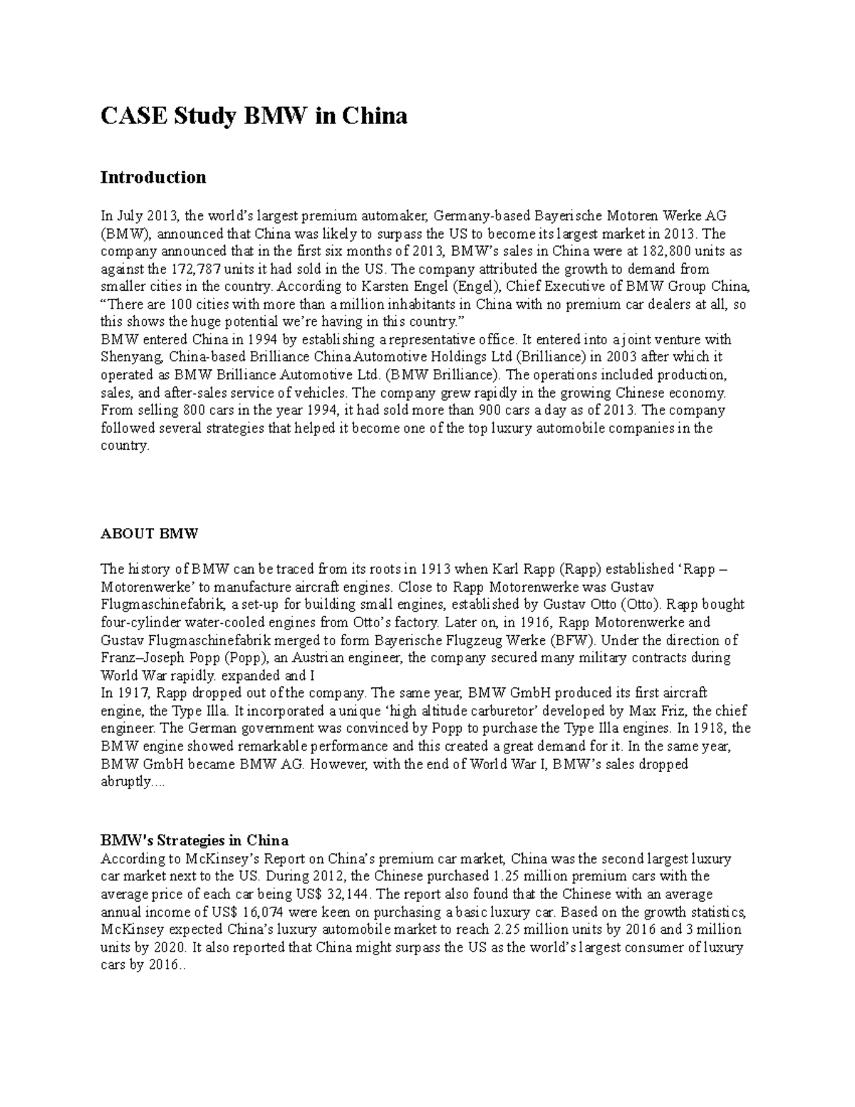 The Future Of Luxury Cars In China: A Case Study Of BMW And Porsche's Struggles The Future Of Luxury Cars In China: A Case Study Of BMW And Porsche's Struggles