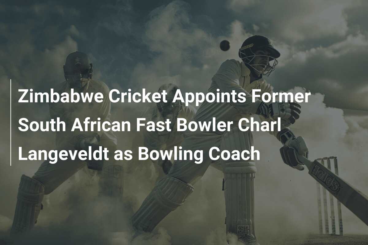 The Phenomenal Rise Of A Zimbabwean Fast Bowler The Phenomenal Rise Of A Zimbabwean Fast Bowler
