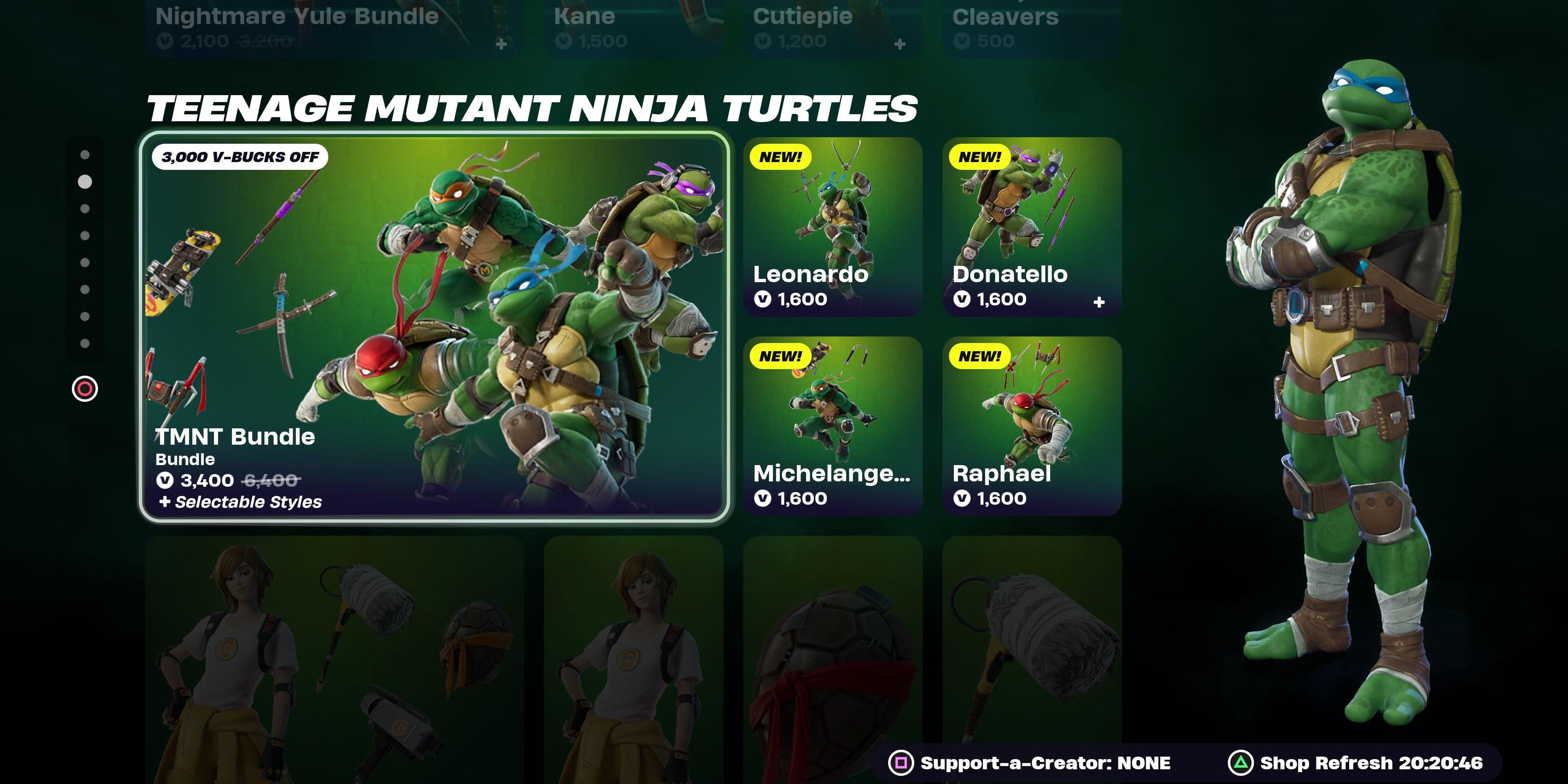 Unlocking All Fortnite Teenage Mutant Ninja Turtles Skins Unlocking All Fortnite Teenage Mutant Ninja Turtles Skins