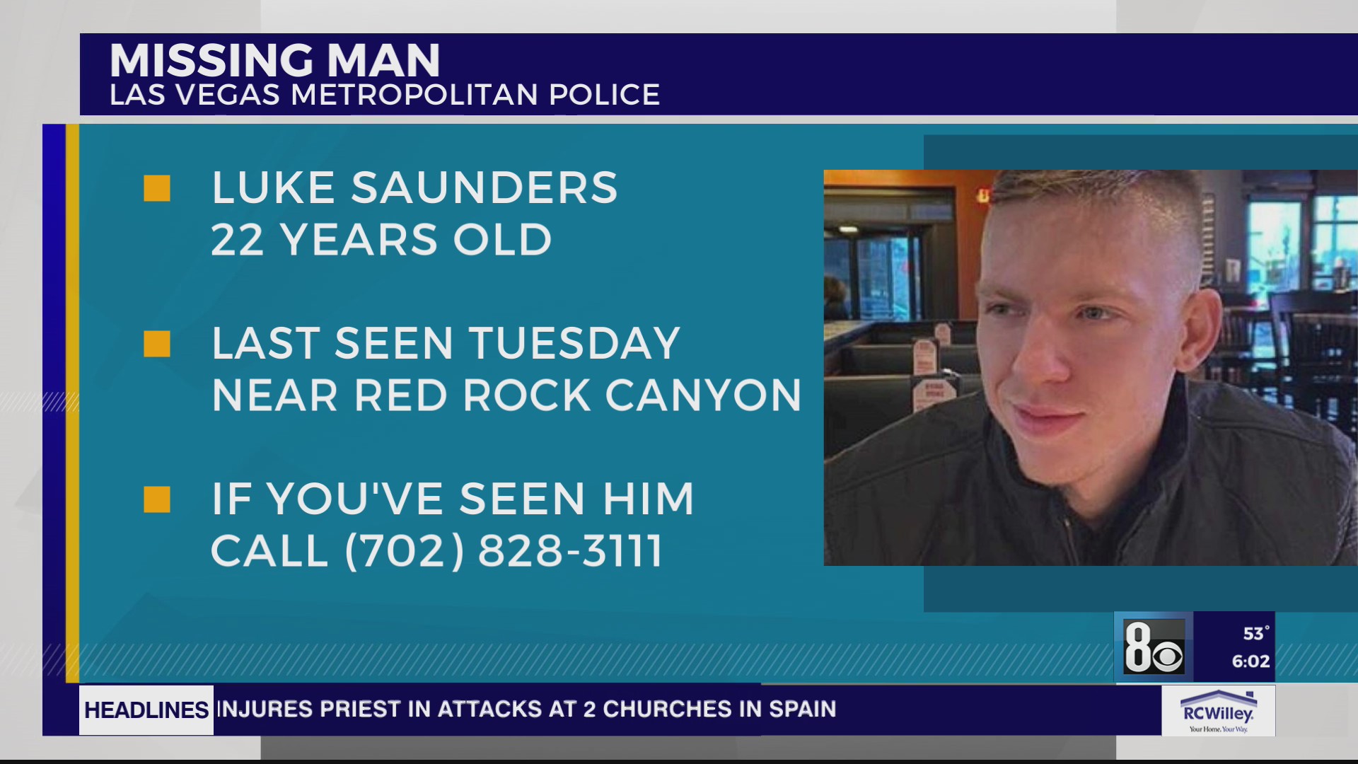 Update: Search Intensifies For British Paralympian Missing In Las Vegas Update: Search Intensifies For British Paralympian Missing In Las Vegas
