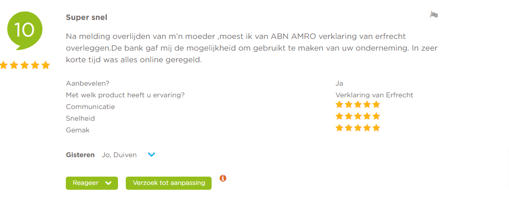 Uw Gids Voor Het Verkoopprogramma Van ABN AMRO Kamerbrief Certificaten Uw Gids Voor Het Verkoopprogramma Van ABN AMRO Kamerbrief Certificaten
