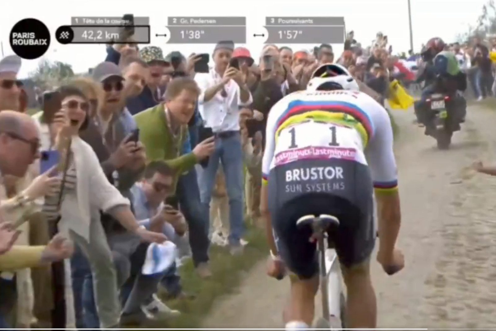 Van Der Poel Incident: Paris-Roubaix Spectator Arrested Van Der Poel Incident: Paris-Roubaix Spectator Arrested